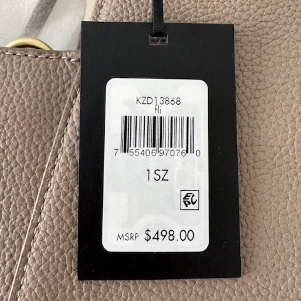 NWT DKNY Large Effortless Tote Bag Flint Gray (Beige) Color - Picture 4 of 9